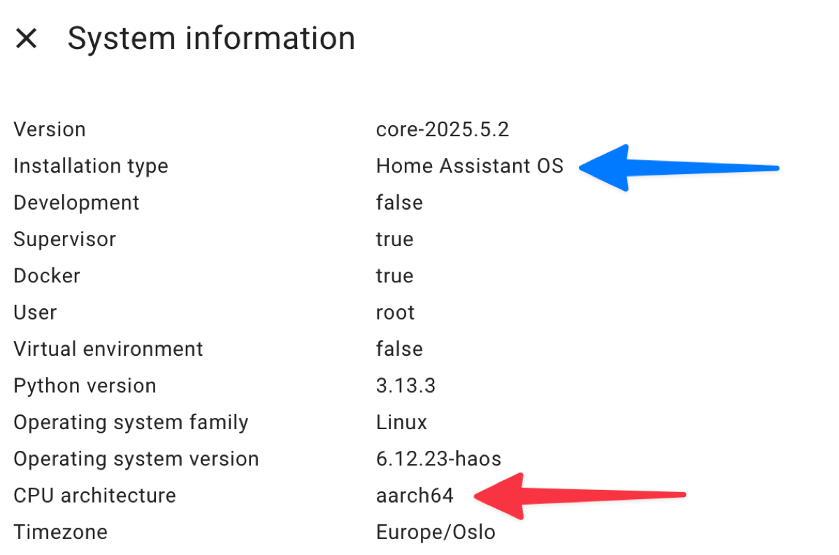 what the system information dialog looks like