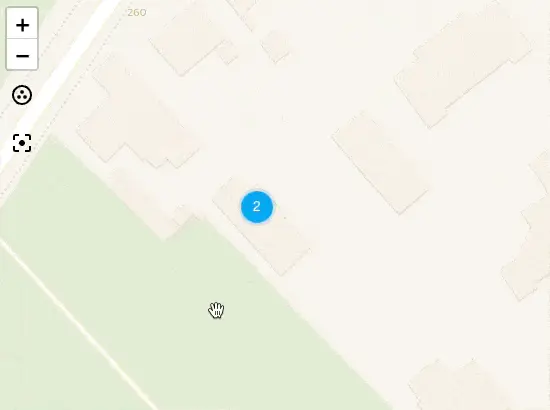 Screenshot of the map card